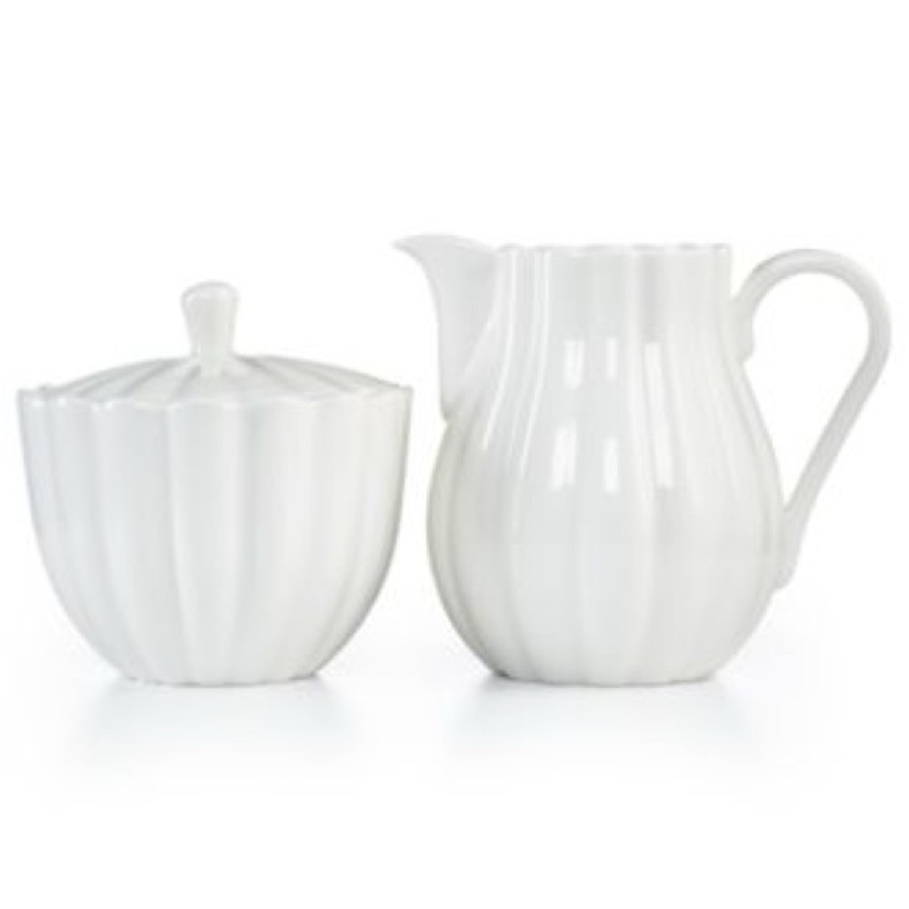 Martha Stewart Collection Fleur Cream & Sugar Set